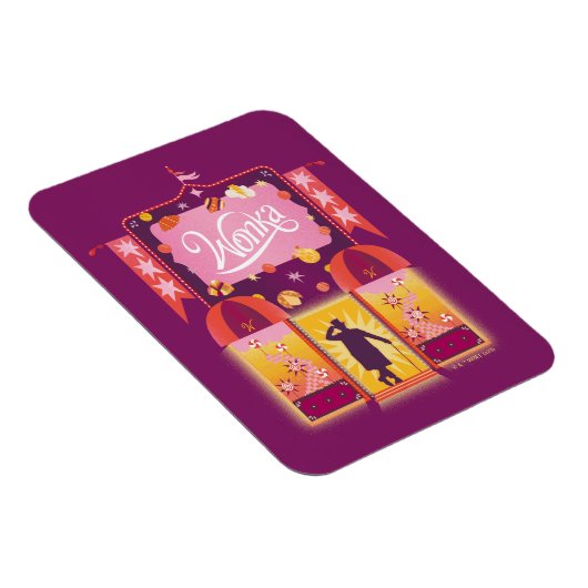 Wonka Snoep Store Graphic Magneet (Rechterzijde)