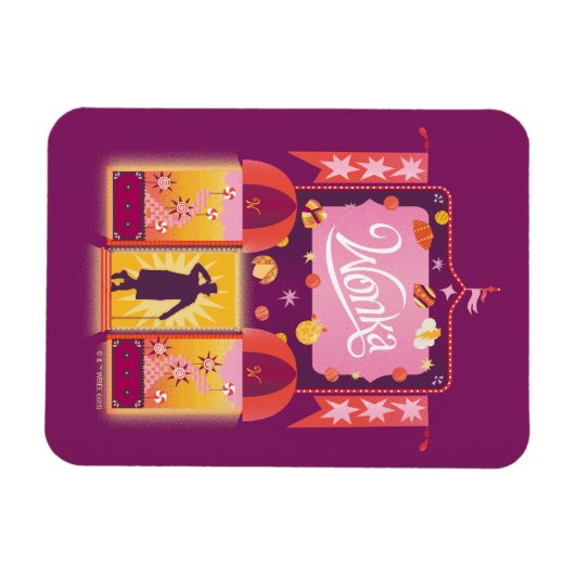 Wonka Snoep Store Graphic Magneet (Horizontaal)