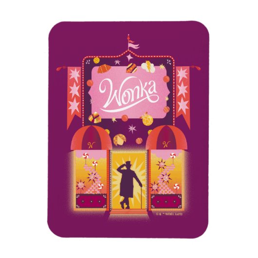 Wonka Snoep Store Graphic Magneet (Verticaal)