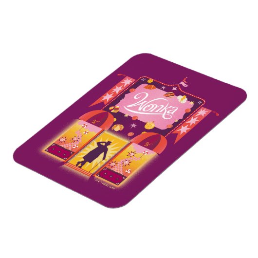 Wonka Snoep Store Graphic Magneet (Linkerzijde)