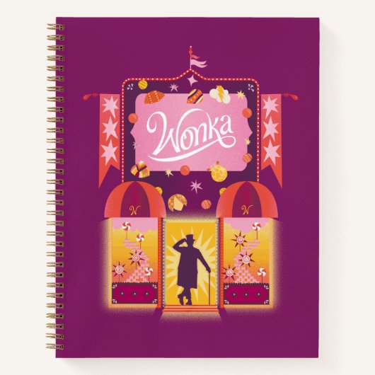 Wonka Snoep Store Graphic Notitieboek (Voorkant)