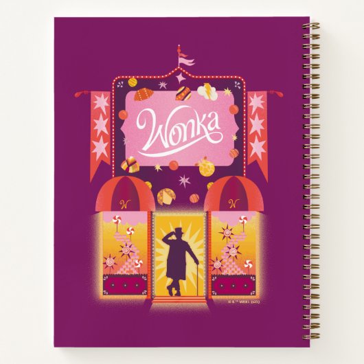 Wonka Snoep Store Graphic Notitieboek (Achterkant)