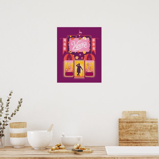 Wonka Snoep Store Graphic Poster (Keuken)