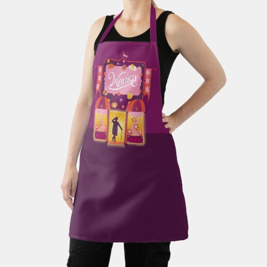 Wonka Snoep Store Graphic Schort (Insitu)