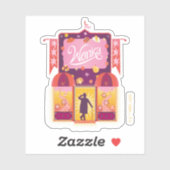Wonka Snoep Store Graphic Sticker (Vel)