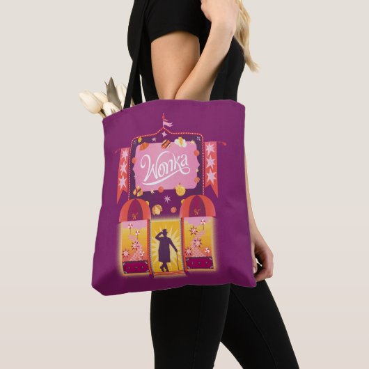 Wonka Snoep Store Graphic Tote Bag (Dichtbij)