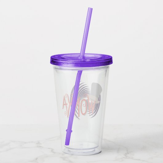 Wonka Spiral Logo Acryl Drinkbeker (Achterkant)