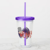 Wonka Spiral Logo Acryl Drinkbeker (Voorkant)