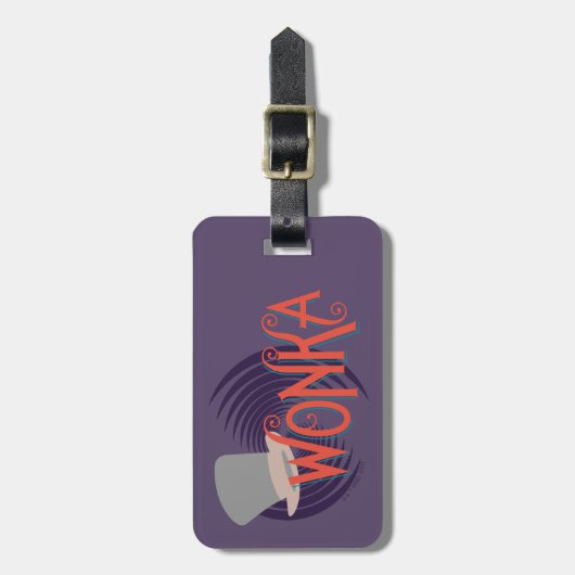 Wonka Spiral Logo Bagagelabel (Voorkant verticaal)
