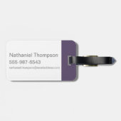 Wonka Spiral Logo Bagagelabel (Achterkant horizontaal)