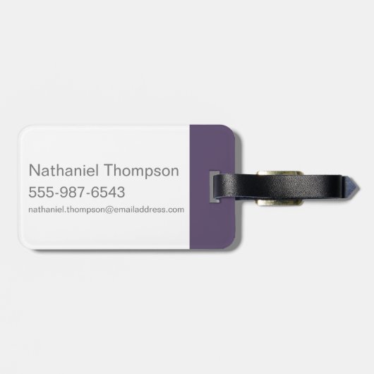 Wonka Spiral Logo Bagagelabel (Achterkant horizontaal)