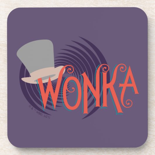 Wonka Spiral Logo Bier Onderzetter (Voorkant)