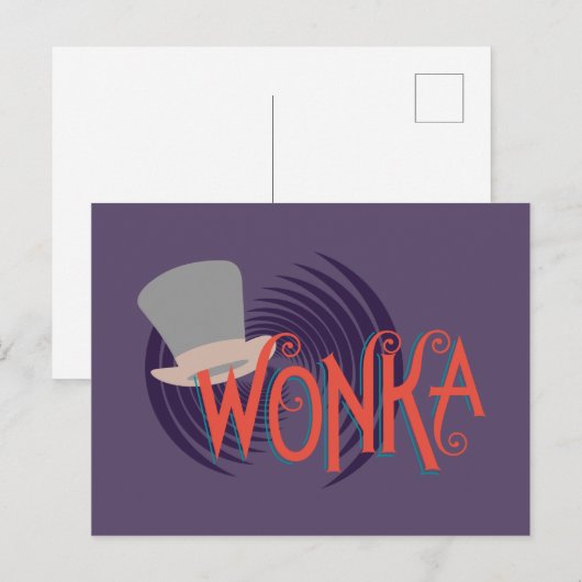 Wonka Spiral Logo Briefkaart (Voorkant / Achterkant)