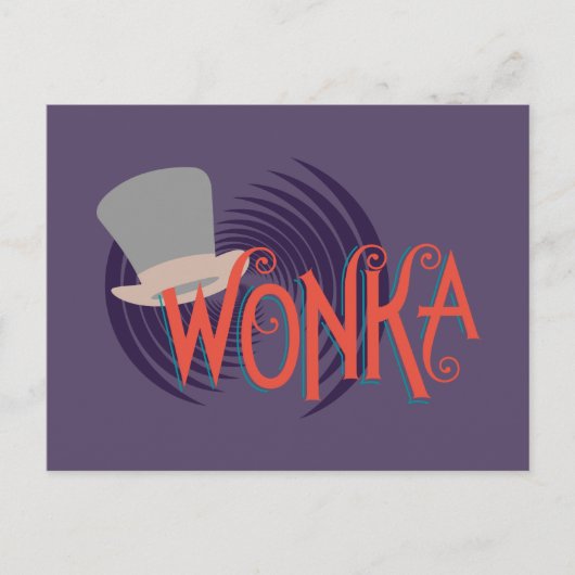 Wonka Spiral Logo Briefkaart (Voorkant)
