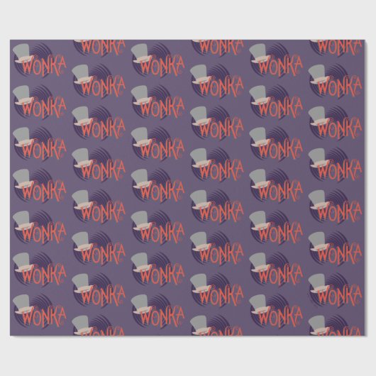 Wonka Spiral Logo Cadeaupapier (Vlak)