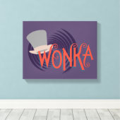 Wonka Spiral Logo Canvas Afdruk (Insitu (Houten vloer))