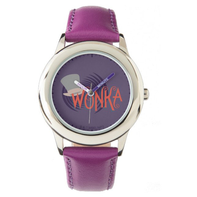 Wonka Spiral Logo Horloge (Voorkant)