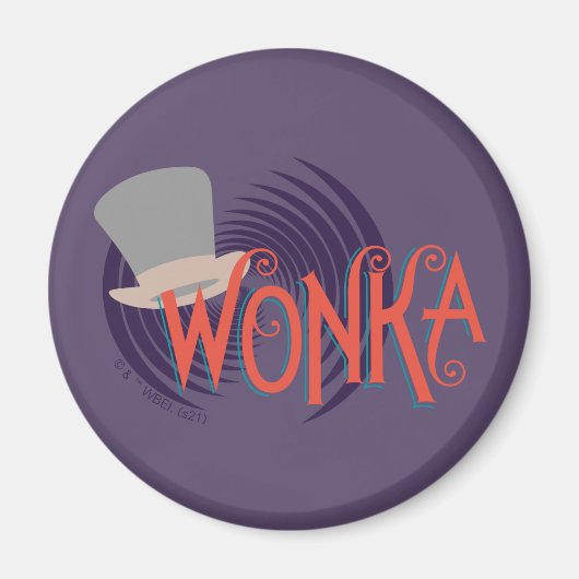 Wonka Spiral Logo Magneet (Voorkant)