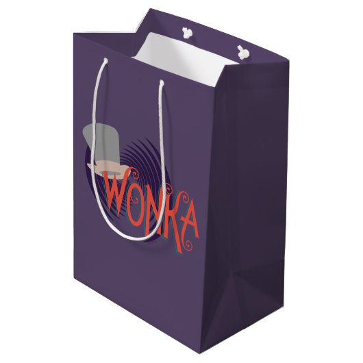 Wonka Spiral Logo Medium Cadeauzakje (Achterkant Gekanteld)