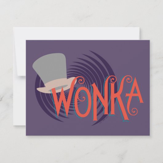 Wonka Spiral Logo Notitiekaartje (Voorkant)