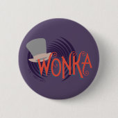 Wonka Spiral Logo Ronde Button 5,7 Cm (Voorkant)