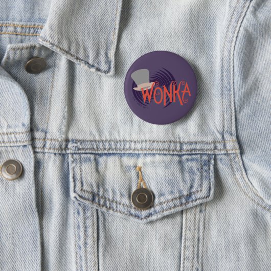 Wonka Spiral Logo Ronde Button 5,7 Cm (In situ)