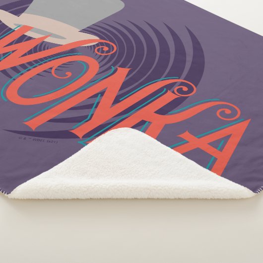 Wonka Spiral Logo Sherpa Deken (3/4)