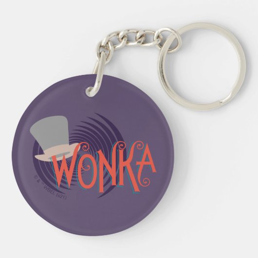 Wonka Spiral Logo Sleutelhanger (Achterkant)