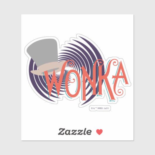 Wonka Spiral Logo Sticker (Vel)