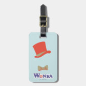 Wonka Top Hat & Bow Stropdas Bagagelabel (Voorkant verticaal)