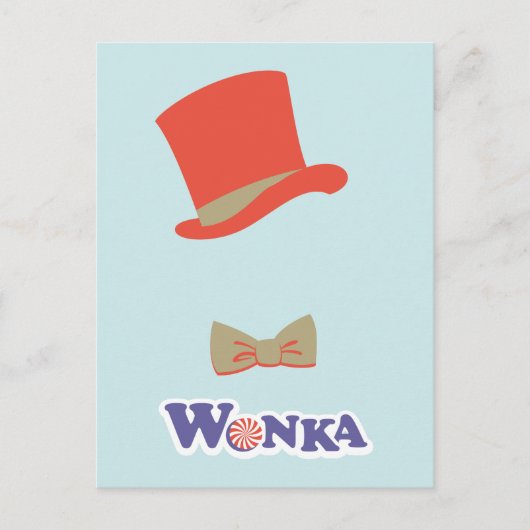 Wonka Top Hat & Bow Stropdas Briefkaart (Voorkant)