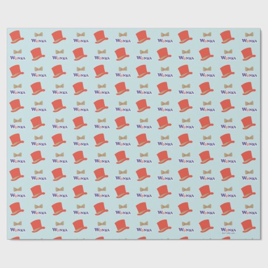 Wonka Top Hat & Bow Stropdas Cadeaupapier (Vlak)