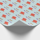 Wonka Top Hat & Bow Stropdas Cadeaupapier (Hoek)