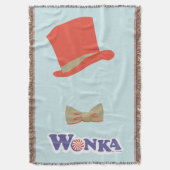 Wonka Top Hat & Bow Stropdas Deken (Voorkant Verticaal)
