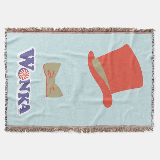 Wonka Top Hat & Bow Stropdas Deken (Voorkant)