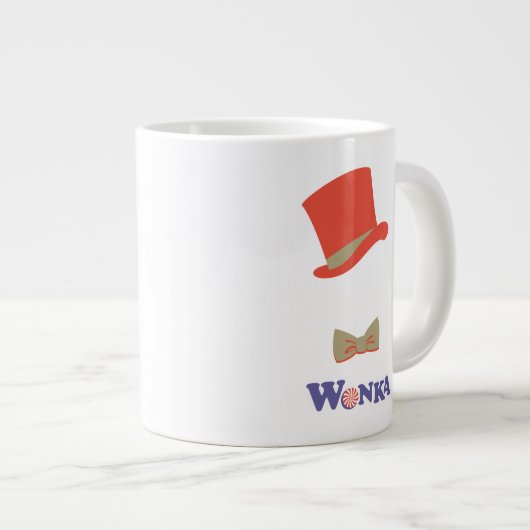 Wonka Top Hat & Bow Stropdas Grote Koffiekop (Voorkant rechts)