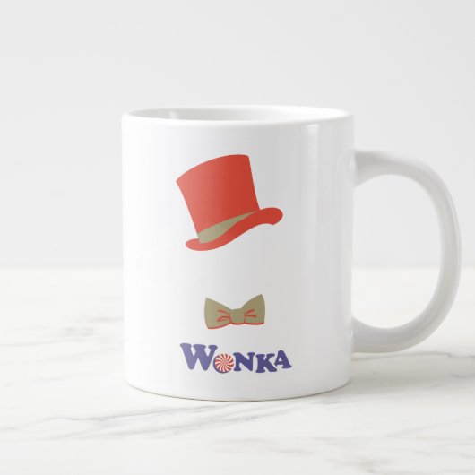 Wonka Top Hat & Bow Stropdas Grote Koffiekop (Rechts)