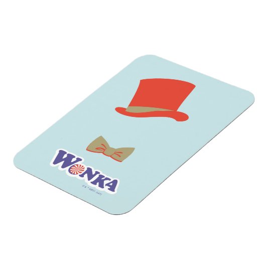 Wonka Top Hat & Bow Stropdas Magneet (Linkerzijde)