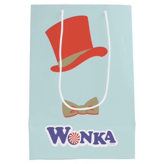 Wonka Top Hat & Bow Stropdas Medium Cadeauzakje (Achterkant)