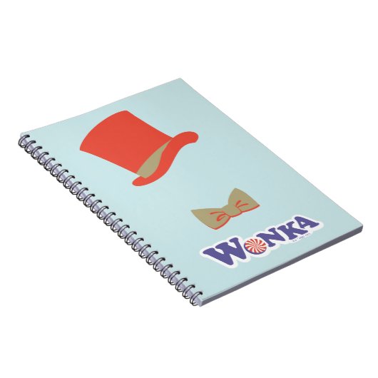Wonka Top Hat & Bow Stropdas Notitieboek (Rechterzijde)