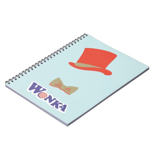 Wonka Top Hat & Bow Stropdas Notitieboek (Linkerzijde)
