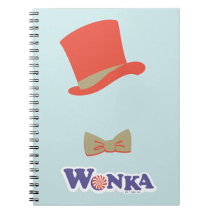 Wonka Top Hat & Bow Stropdas Notitieboek
