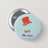 Wonka Top Hat & Bow Stropdas Ronde Button 5,7 Cm (Voorkant /achterkant)