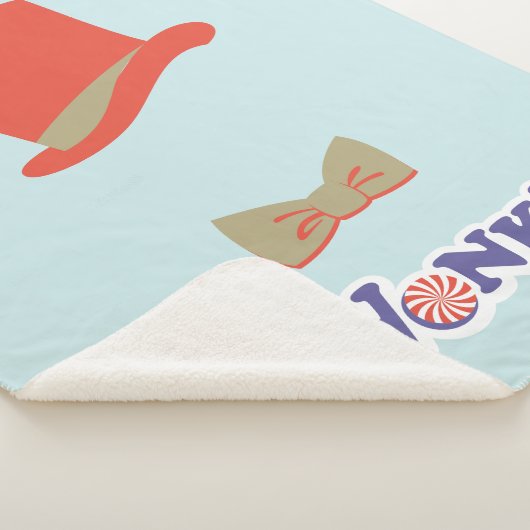 Wonka Top Hat & Bow Stropdas Sherpa Deken (3/4)