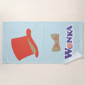 Wonka Top Hat & Bow Stropdas Strandlaken (Voorkant)