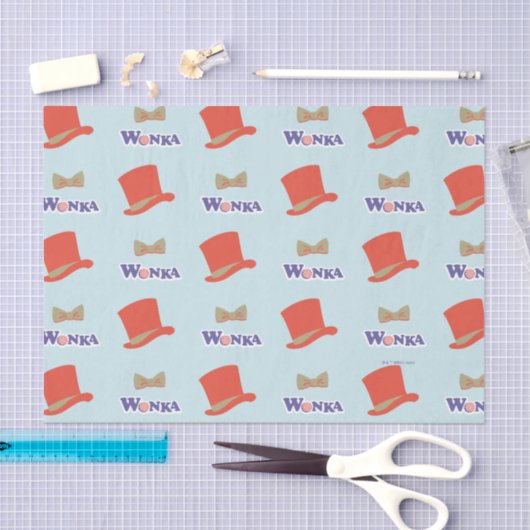 Wonka Top Hat & Bow Stropdas Tissuepapier (Craft)