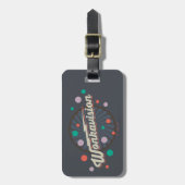 Wonkavision Logo Bagagelabel (Voorkant verticaal)