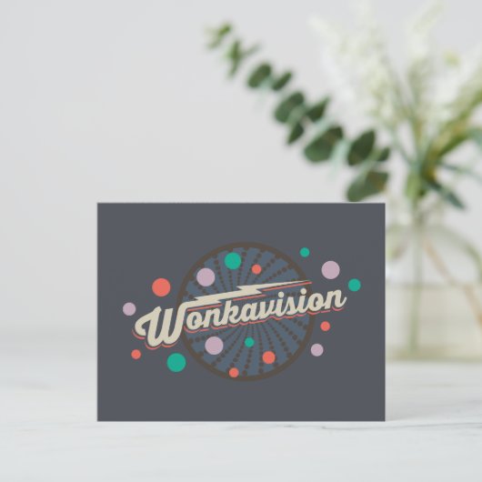 Wonkavision Logo Briefkaart (Staand voorkant)