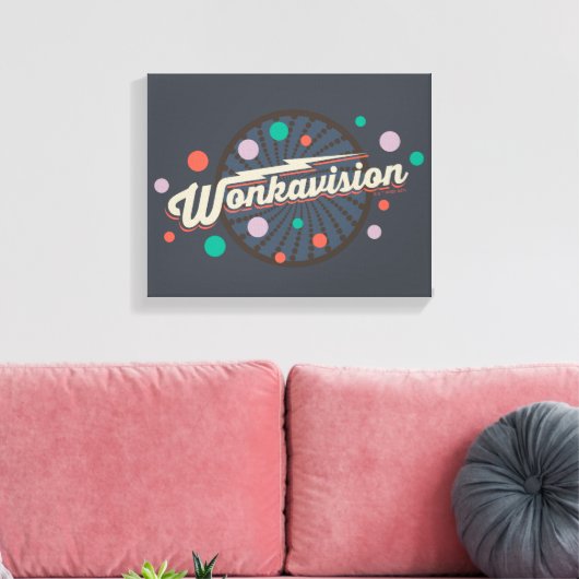 Wonkavision Logo Canvas Afdruk (Insitu (Woonkamer))