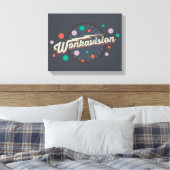 Wonkavision Logo Canvas Afdruk (Insitu (Slaapkamer))